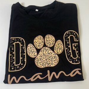 Dog Mama Black and Tan T-Shirt